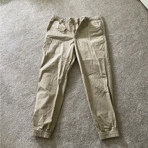 Men’s elastic waist drawstring khakis size 30-33
